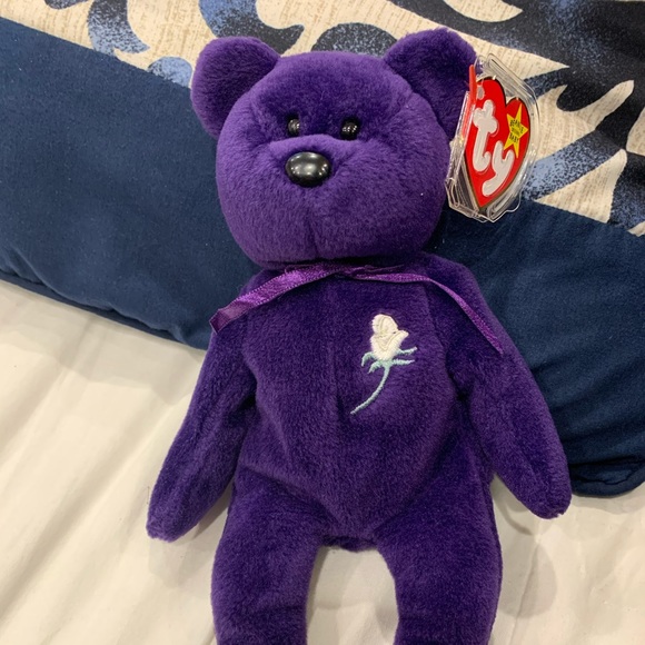 1997 1st edition princess diana beanie bear